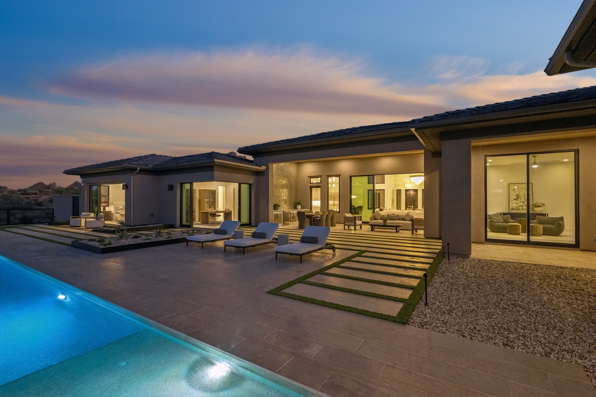 12346 E Black Rock Rd at twilight
