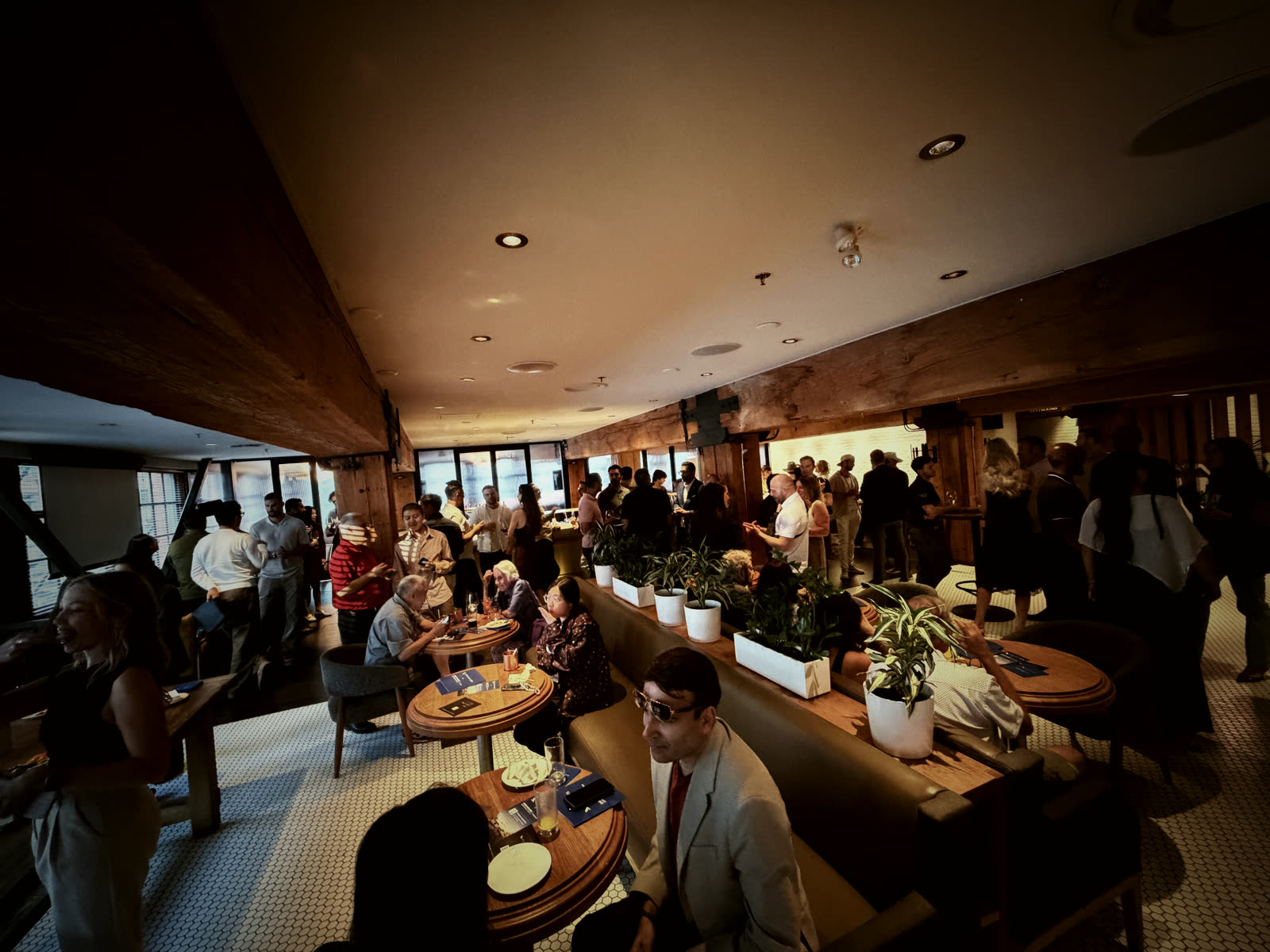 A full room at a team event in Vancouver